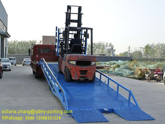 Hydraulic Mobile Loading Ramp for Sale 6, 8, 10, 12 Tons for Truck supplier