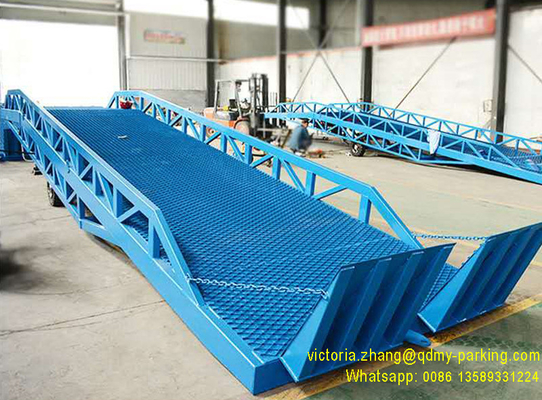 Hydraulic Mobile Loading Ramp for Sale 6, 8, 10, 12 Tons for Truck supplier