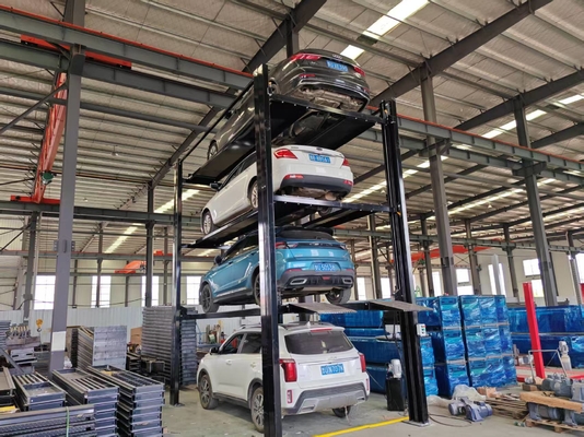 Quadruple Stacker Car Parking Lift/Four Level Parking Lift/4 Cars Storage Lift/4 Car Parking Lift
