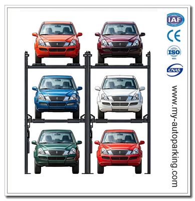 Cheap and High Quality 3‑Level 4‑Post Parking Lift for Residential & Commercial Use